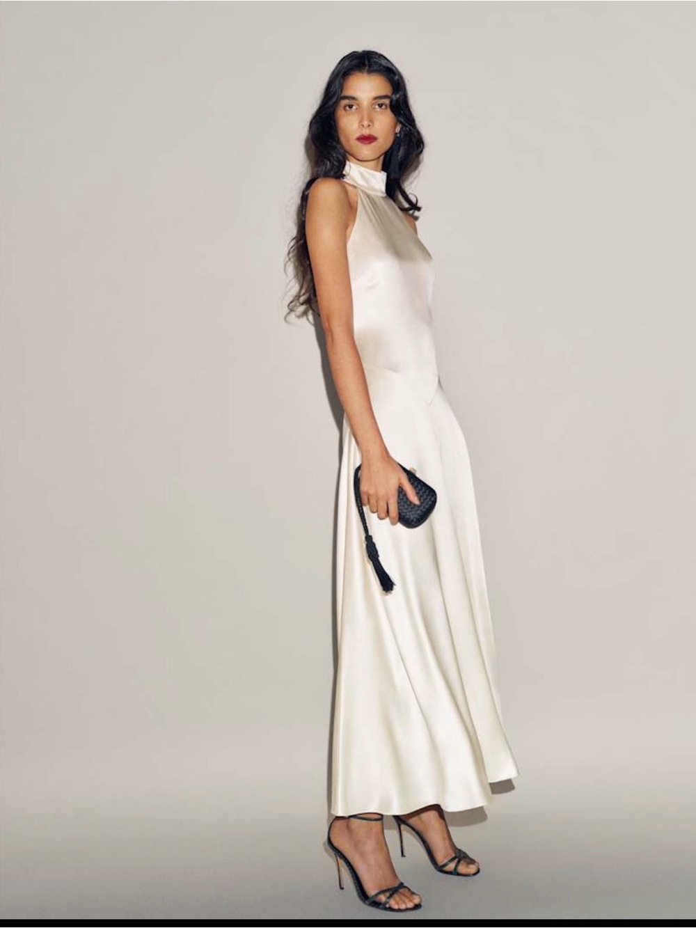 NWT Reformation Katelyn Silk Dress Fior Di Latte Size 0